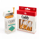 Fairway Filter Golf Tee Holder + 50 Bamboo 2¾ Inch Golf Tees
