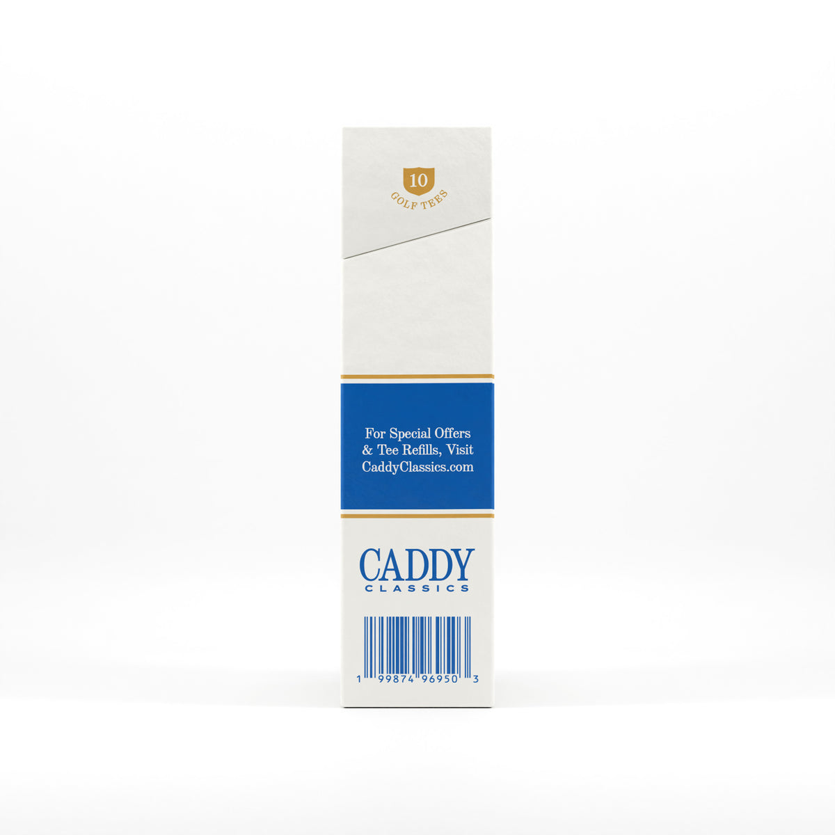 New Par | Golf Tee Holder + 10 Bamboo 3¼ Inch Tees