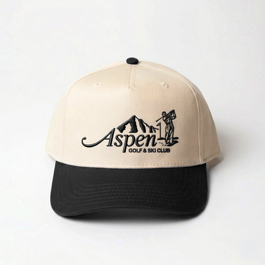 Aspen Golf and Ski Club Hat Black