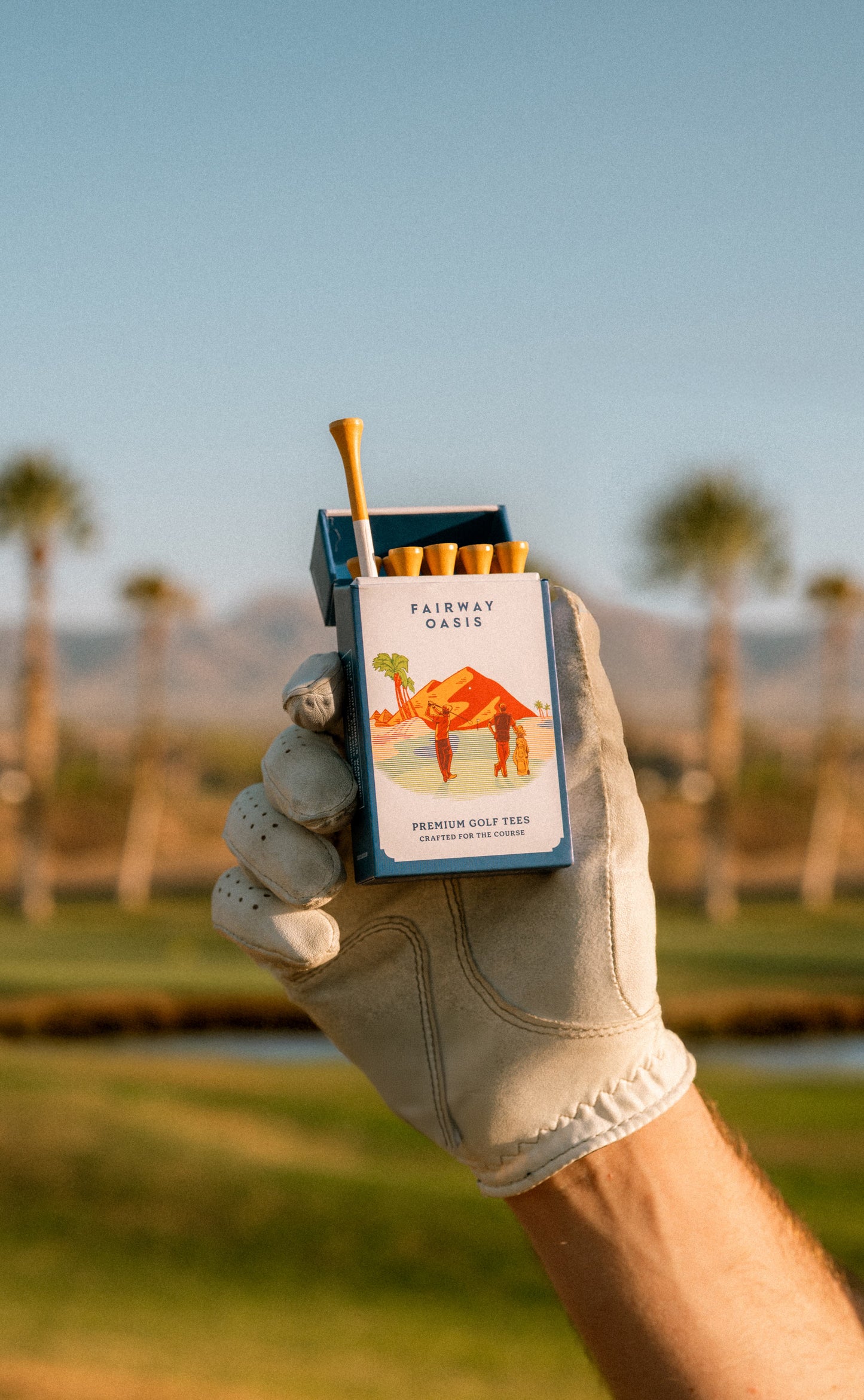 Fairway Oasis | Reusable Golf Tee Holder
