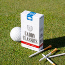 Royal Reds | Golf Tee Holder + 10 Bamboo 2¾ Inch Tees