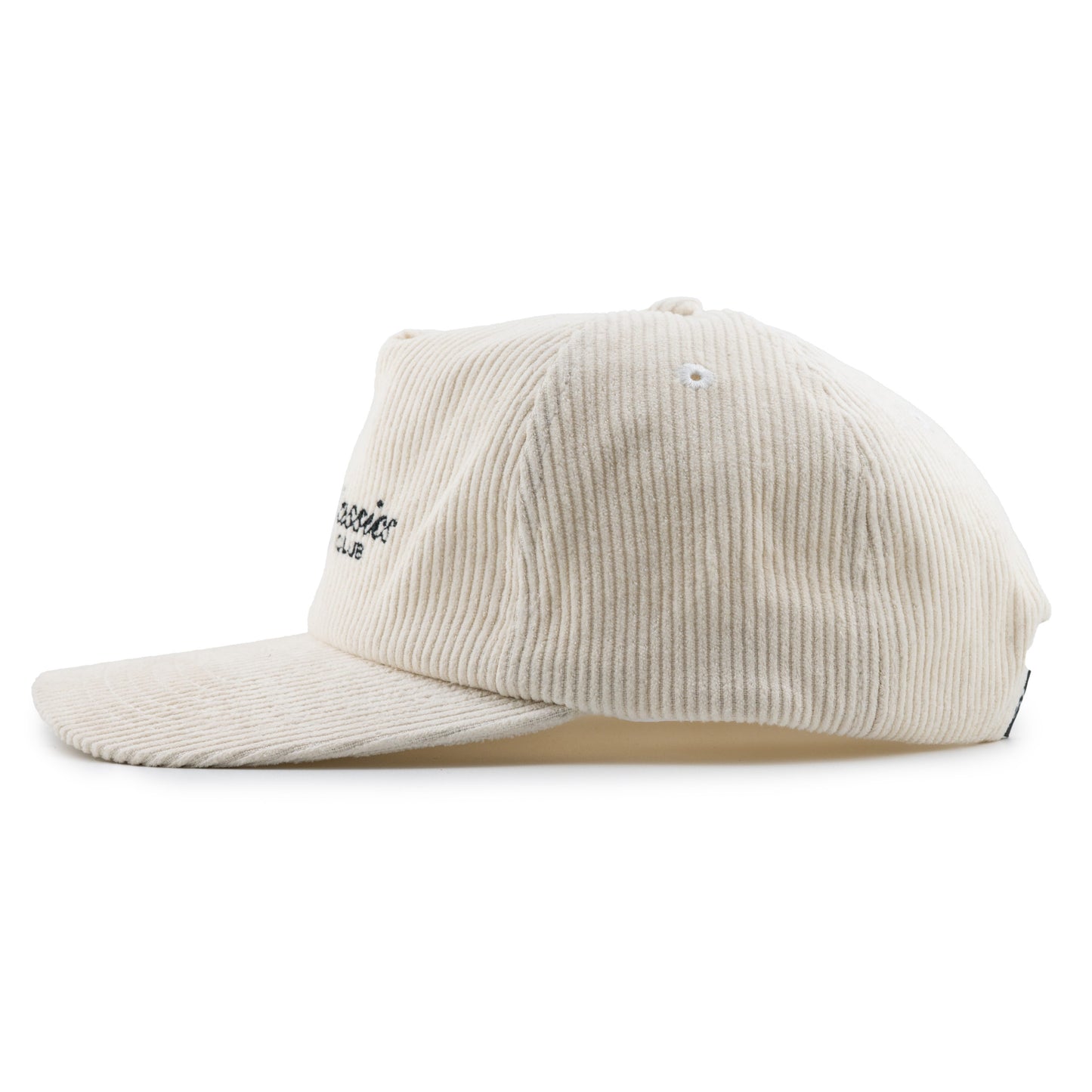 White Caddy Classics hat left side