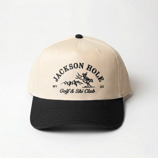 Jackson Hole Golf & Ski Club Hat Black