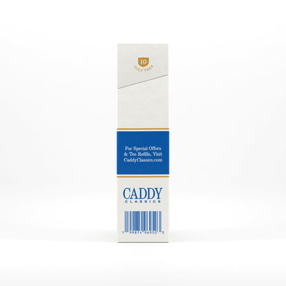 New Par | Golf Tee Holder + 10 Bamboo 3¼ Inch Tees