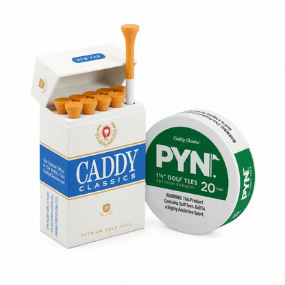 New Par Golf Tee Holder + PYN Golf Tees