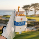 New Par | Golf Tee Holder + 10 Bamboo 3¼ Inch Tees