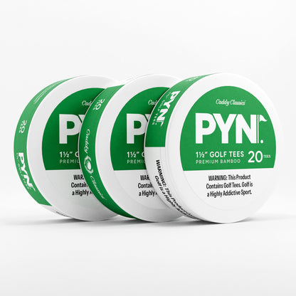 PYN™ 1½" Golf Tees (3x Pack)