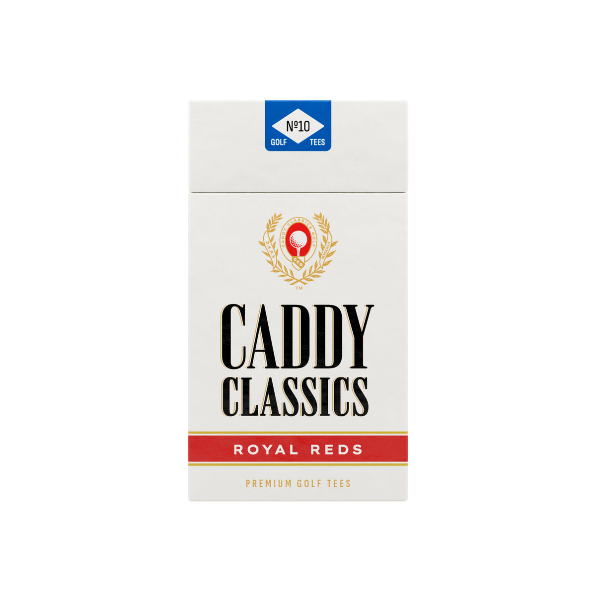 Royal Reds Golf Tee Holder + PYN Golf Tees