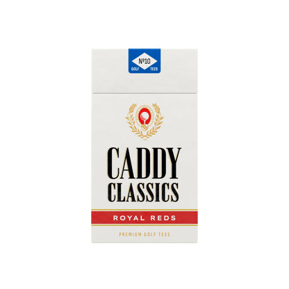 Royal Reds Golf Tee Holder + PYN Golf Tees