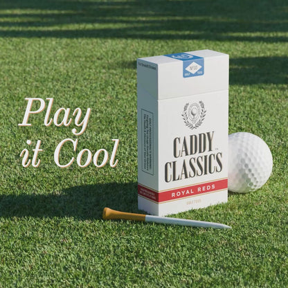 Cigarette Box Golf Tee Holder with Specialty Golf Tees from Caddy Classics Video